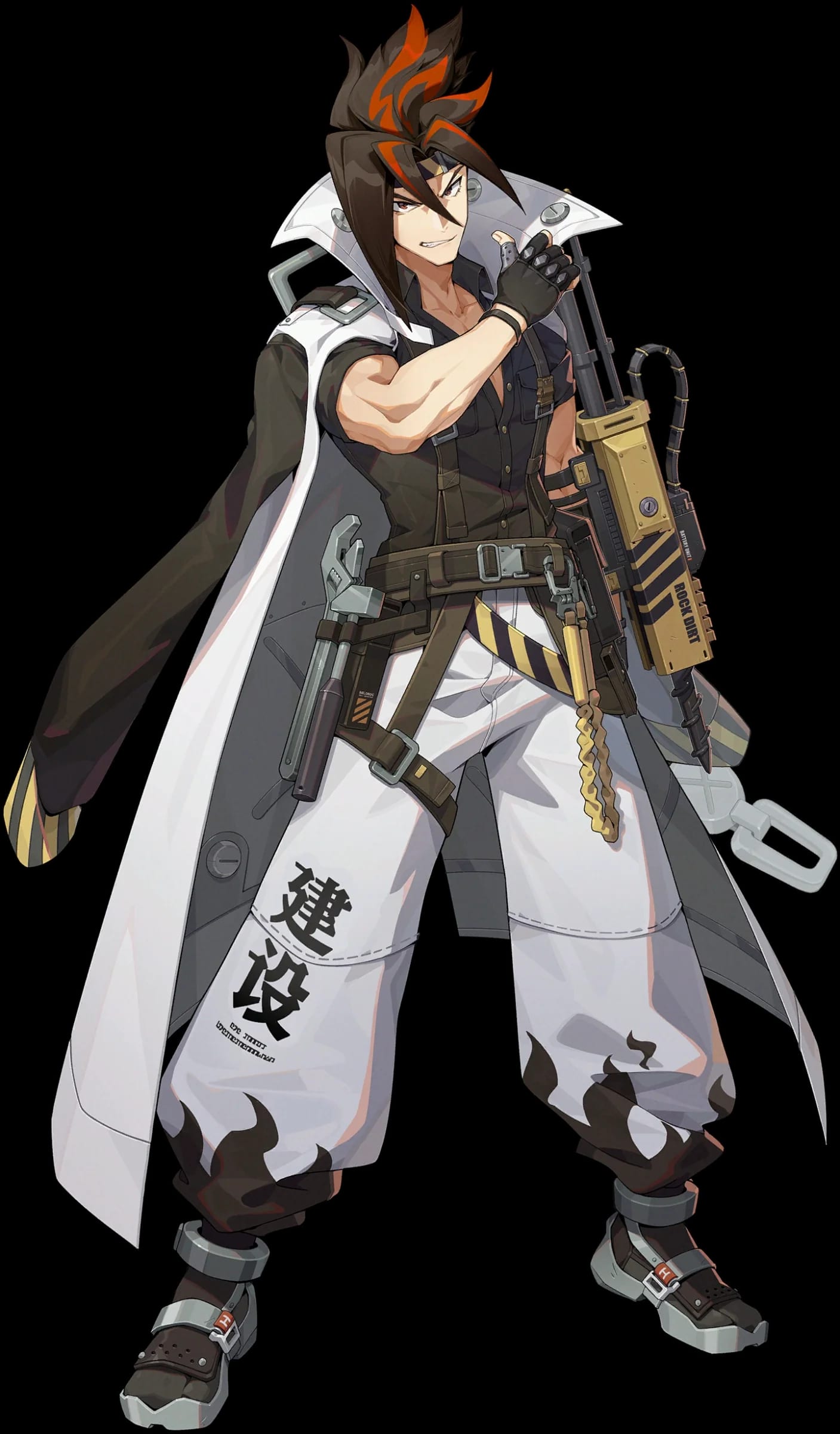 Anton Ivanov ZZZ full body art Anton Ivanov full body splash art — Zenless Zone Zero Electric Attack agent